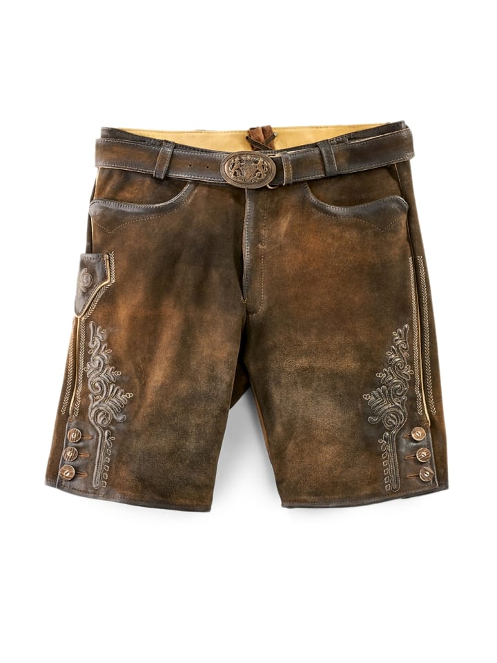 MADDOX Lederhose FAELO in braun günstig kaufen