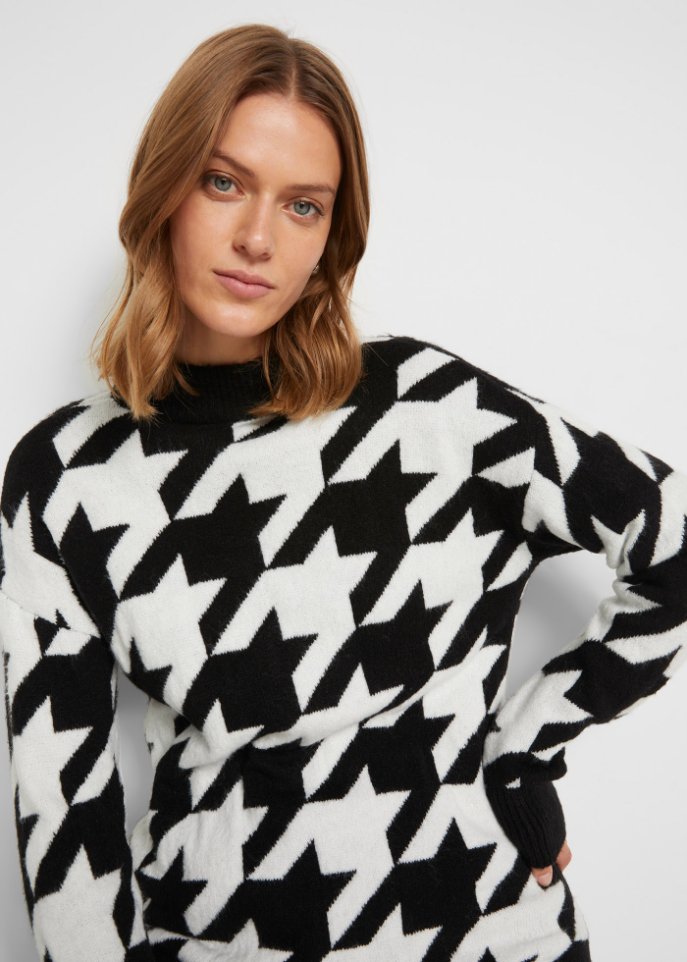 Pullover mit Stehkragen