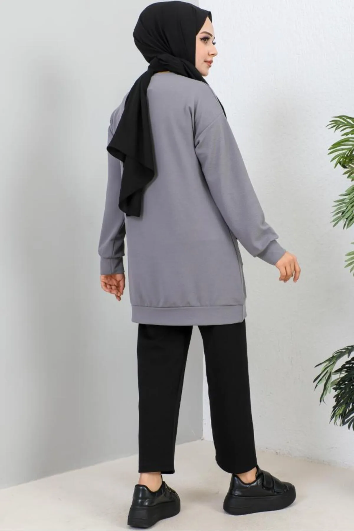 benguen  3516 Doppelanzug mit Taschendetail, Grau