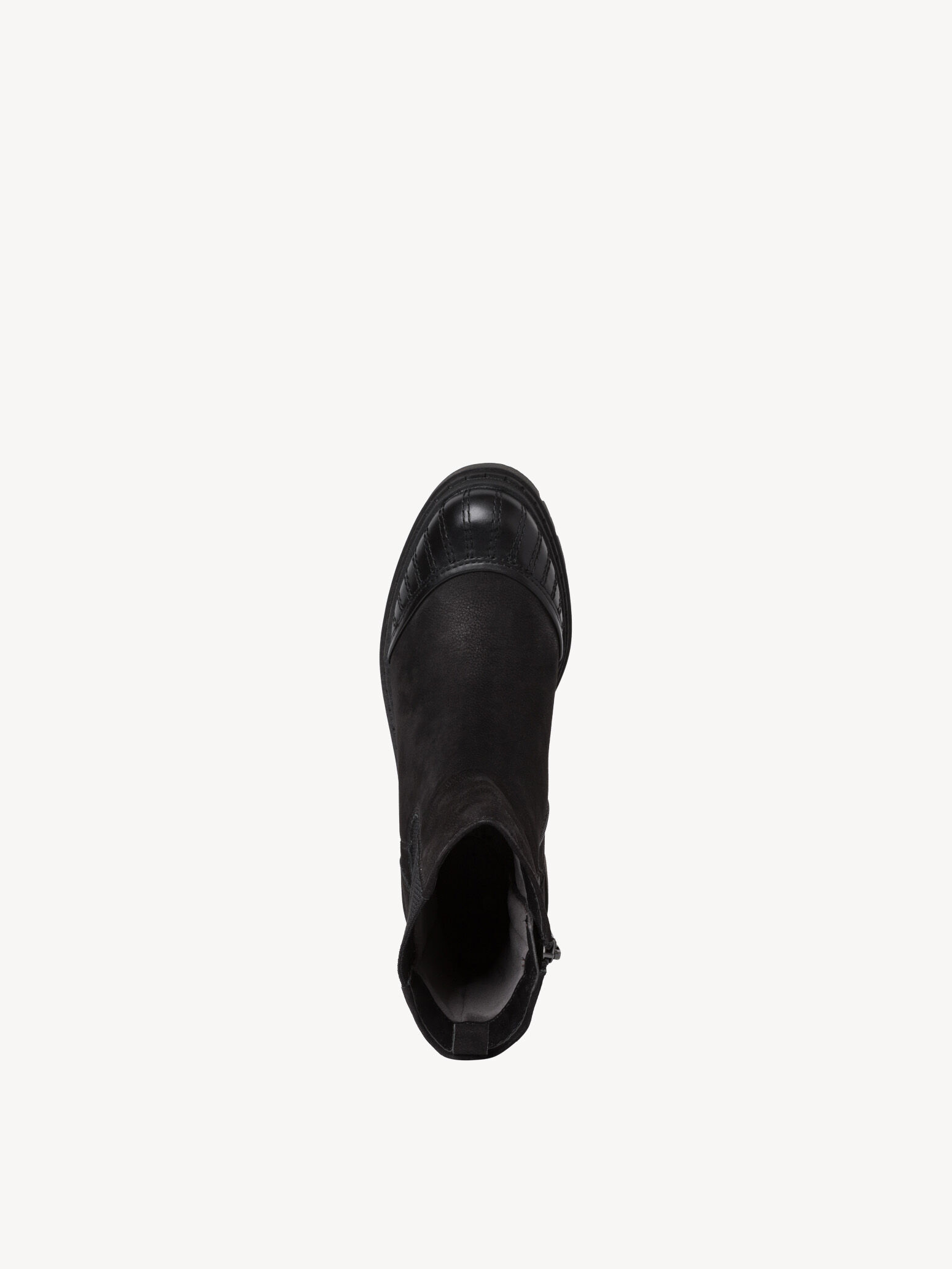 Bottine Chelsea en cuir - noir