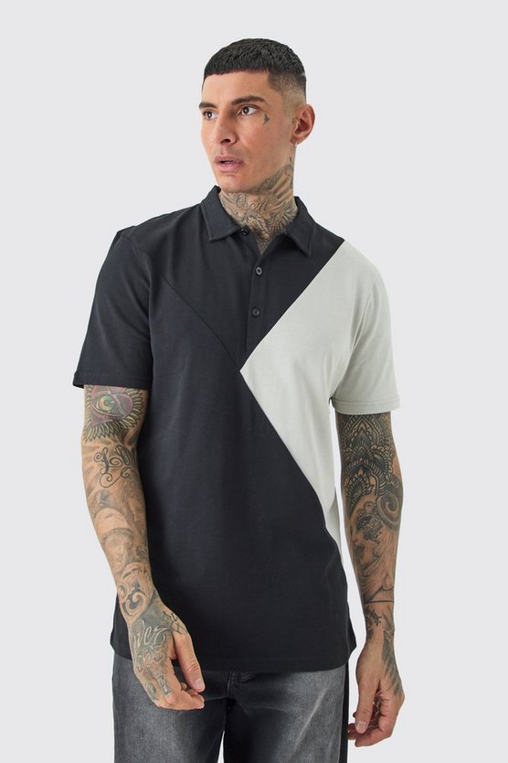 Tall Colorblock Poloshirt