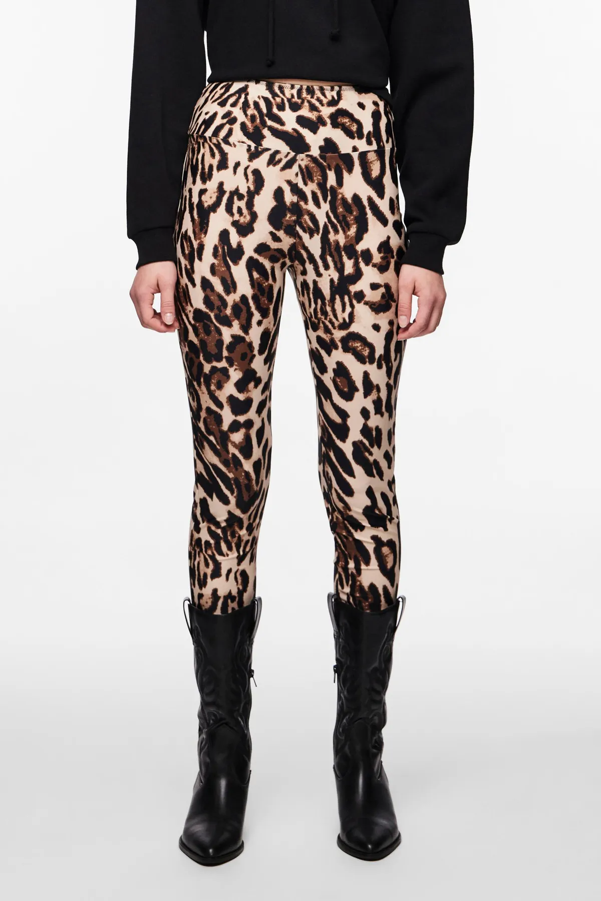 PIECES  Leggings - Mehrfarbig - Mittlerer Bund