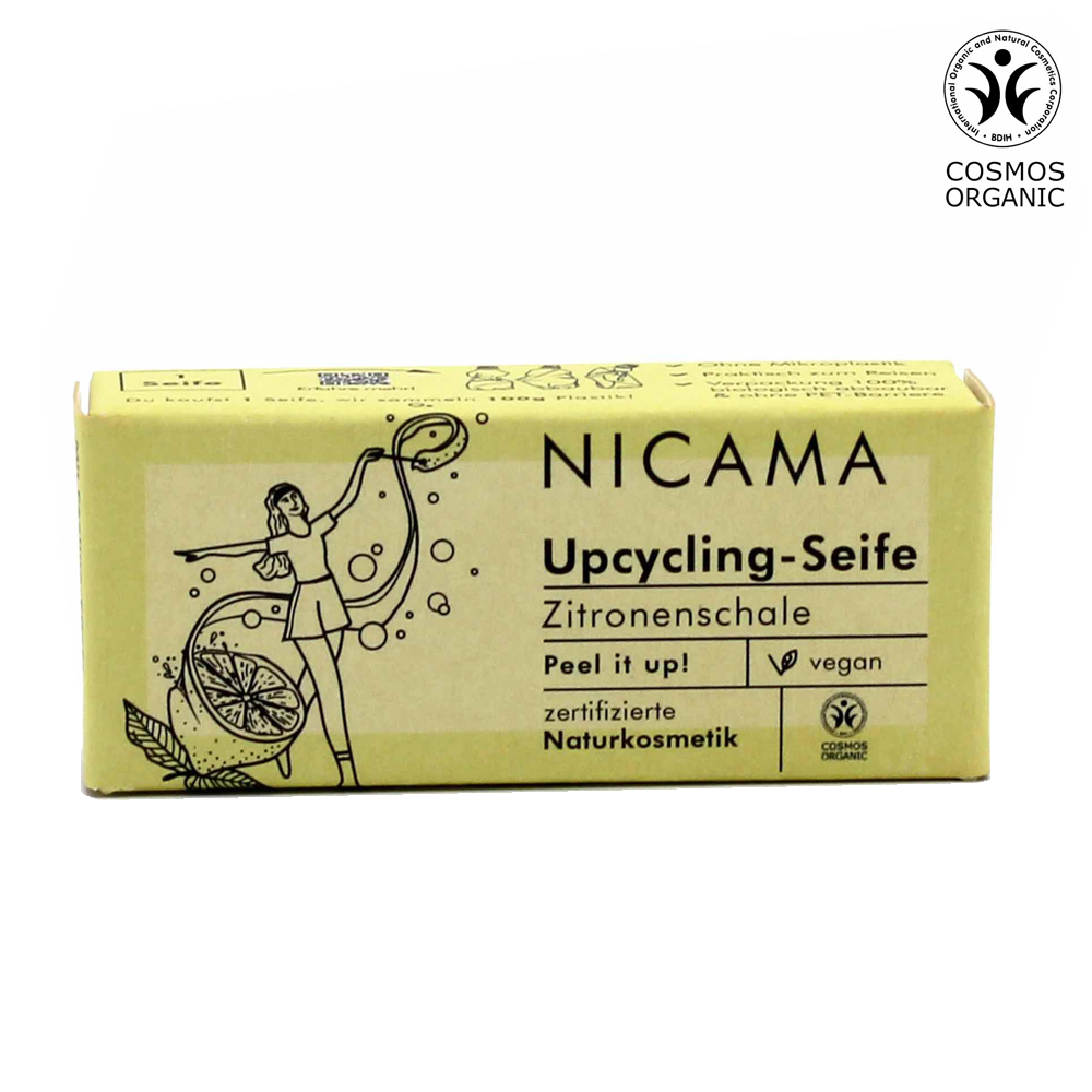 Nicama Upcyclingseife - Zitronenschale 100 g