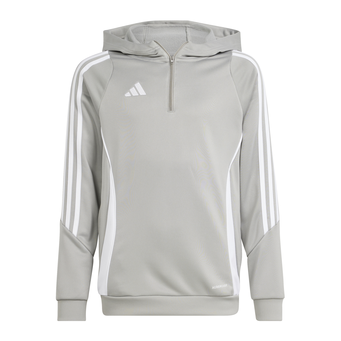 adidas Tiro 24 Training Hoody Kids Grau Weiss