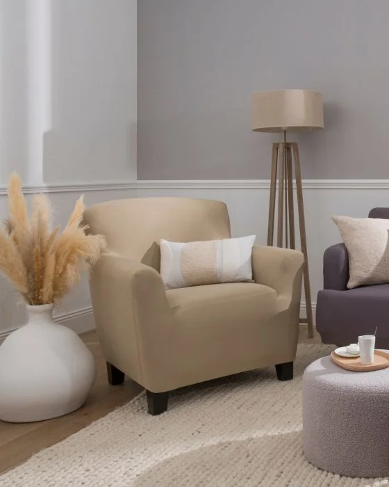 Housse bi-extensible pour fauteuil et canapé