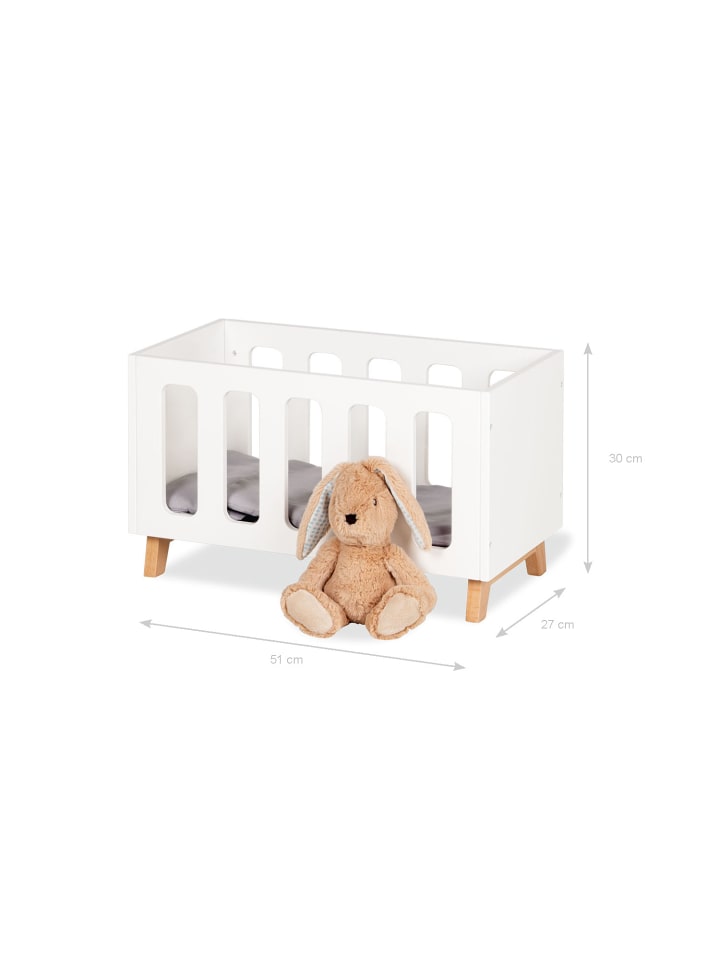 Pinolino 4-tlg. Puppenbett 'Marit' in weiß günstig kaufen onesize