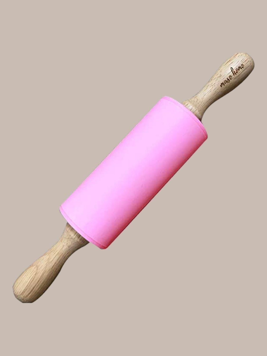 Mase Home Nudelholz Teigroller Nudelholz Backroller Antihaft-Silikon Holzroller, (1-tlg)