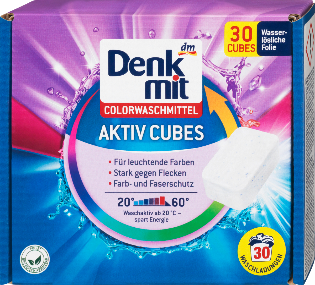 Colorwaschmittel Aktiv Cubes, 30 Wl