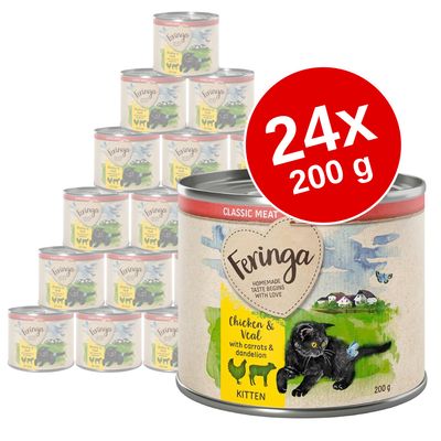 Sparpaket Feringa Classic Meat Menü Kitten 24 x 200 g