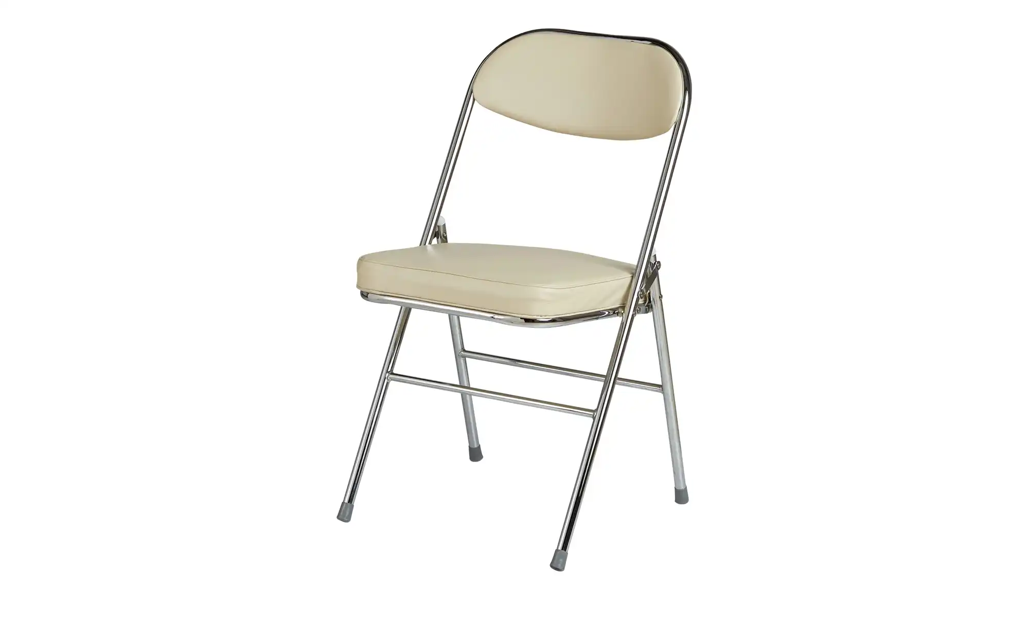 Klappstuhl Kunstleder Chrom