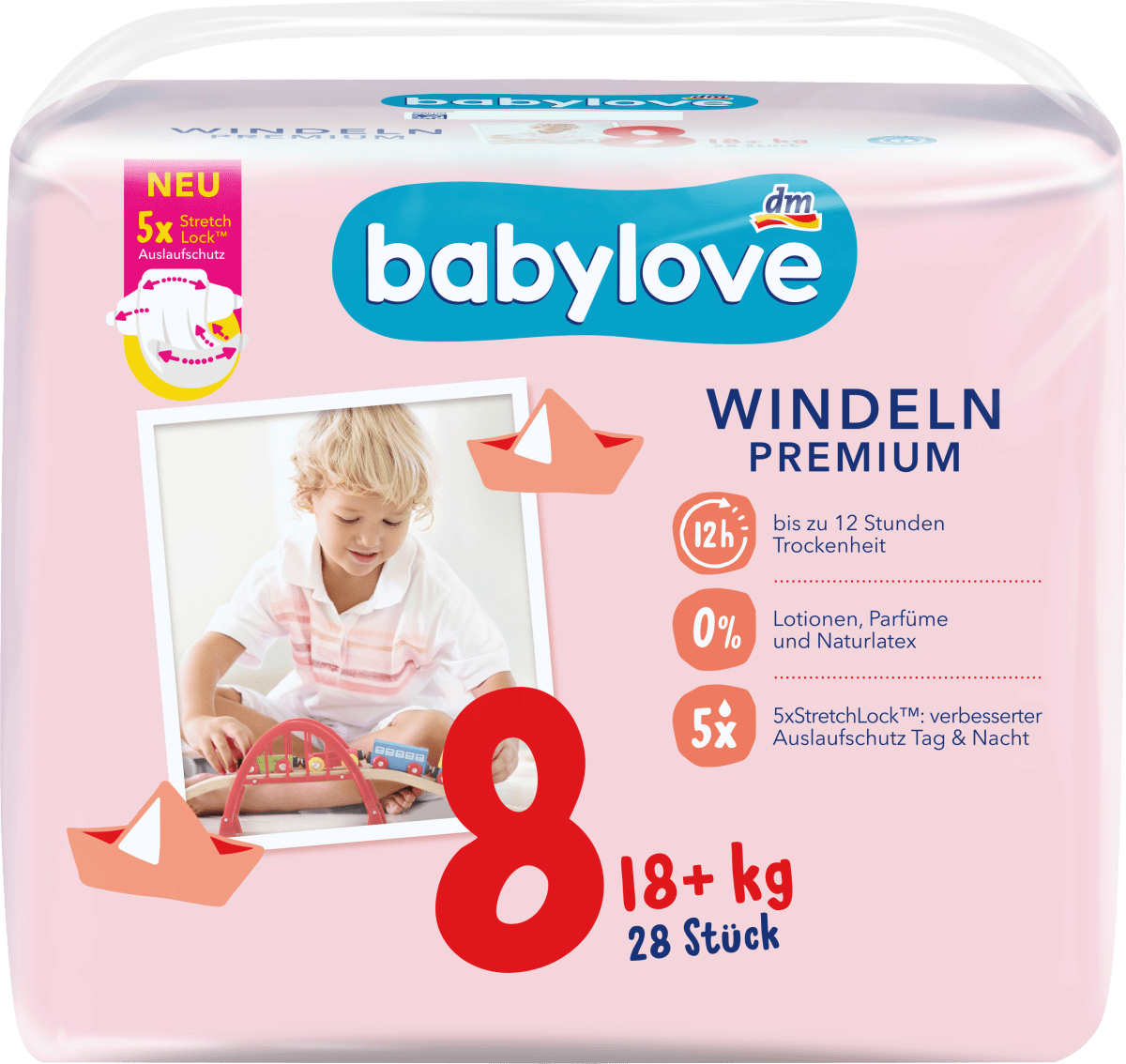 Windeln Premium Gr. 8 18+ kg, 28 St