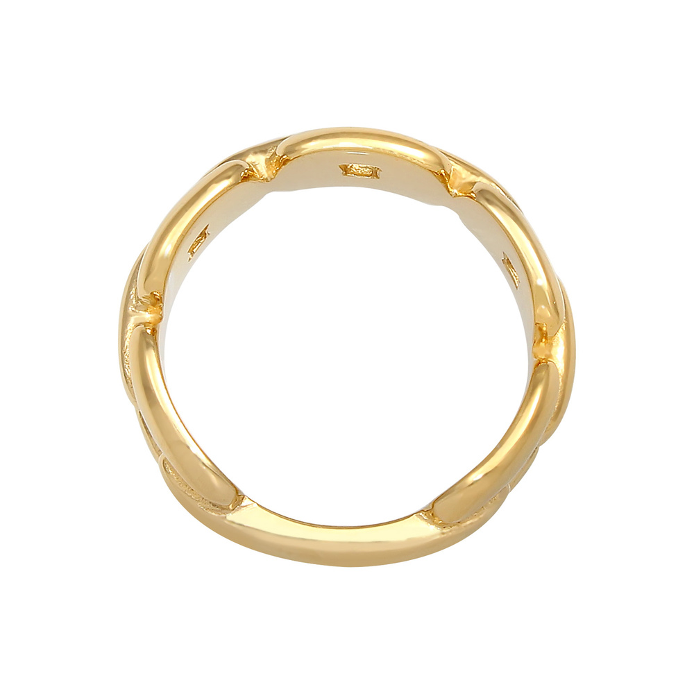 Elli Elli Bague Glieder Oval Chain Look 925 Silber Bague