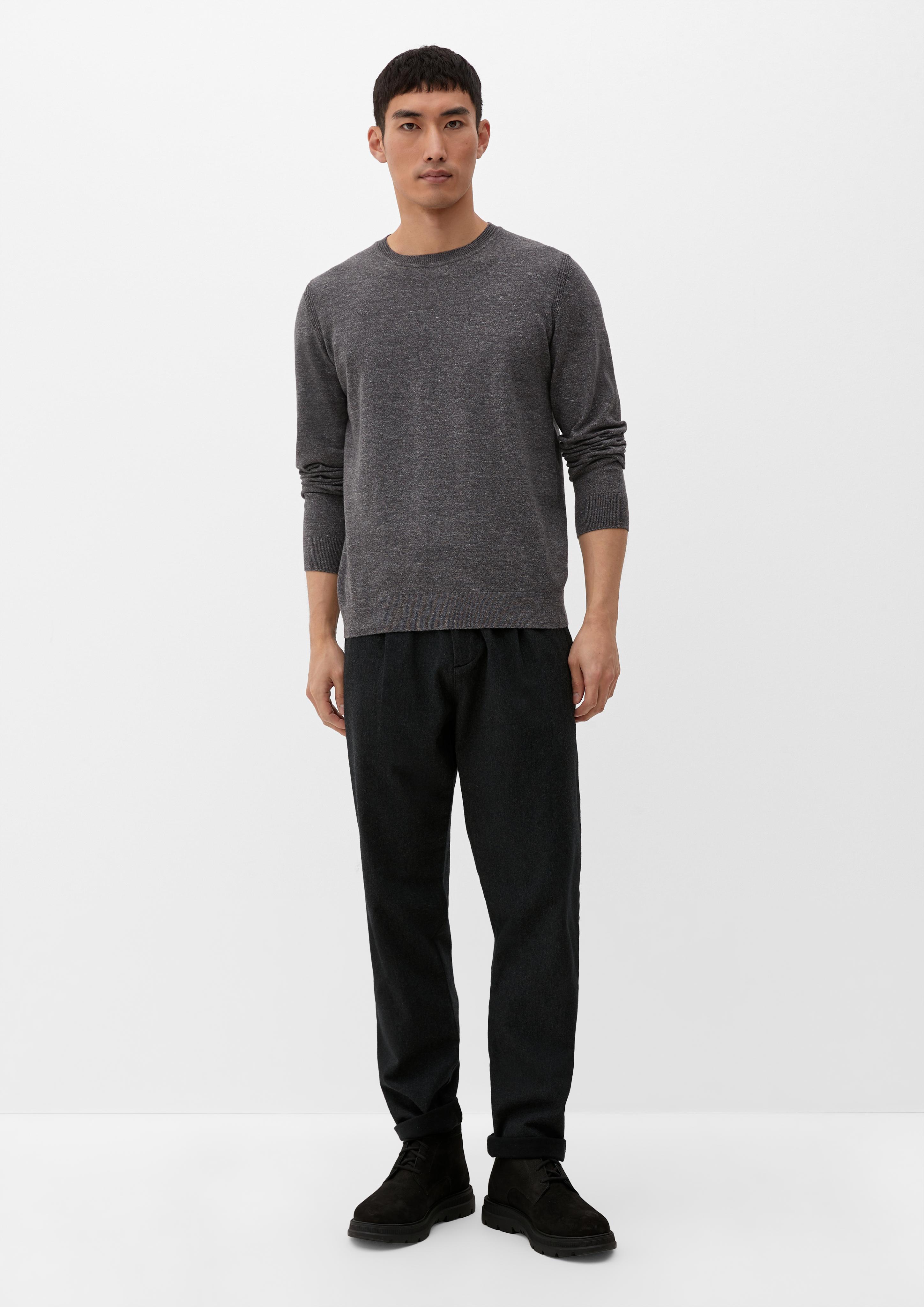 Strickpullover in melierter Optik  2124527-98W1
