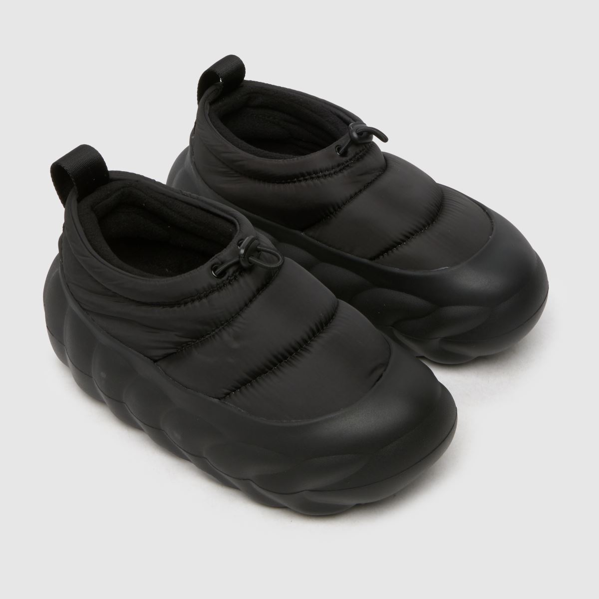 Crocs overpuff rövid szandál fekete színben