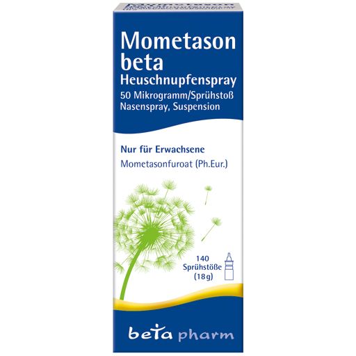 MOMETASON beta Heuschnupfenspray 50µg/Sp.140 Sp.St  18 g  Nasenspray
