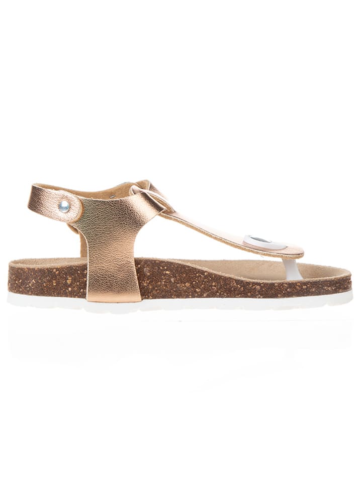 BIO PINGÜIN Sandalen in Gold günstig kaufen