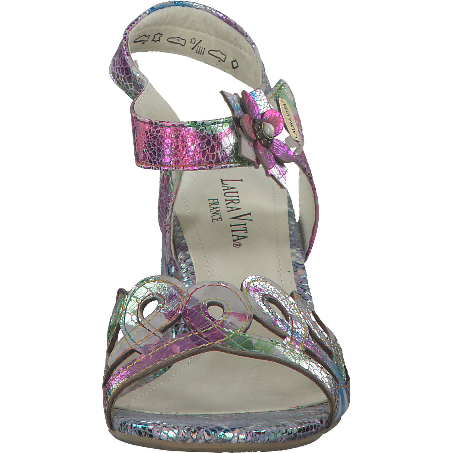Laura Vita Jachino 10, Plateau-Sandaletten, Damen, blu