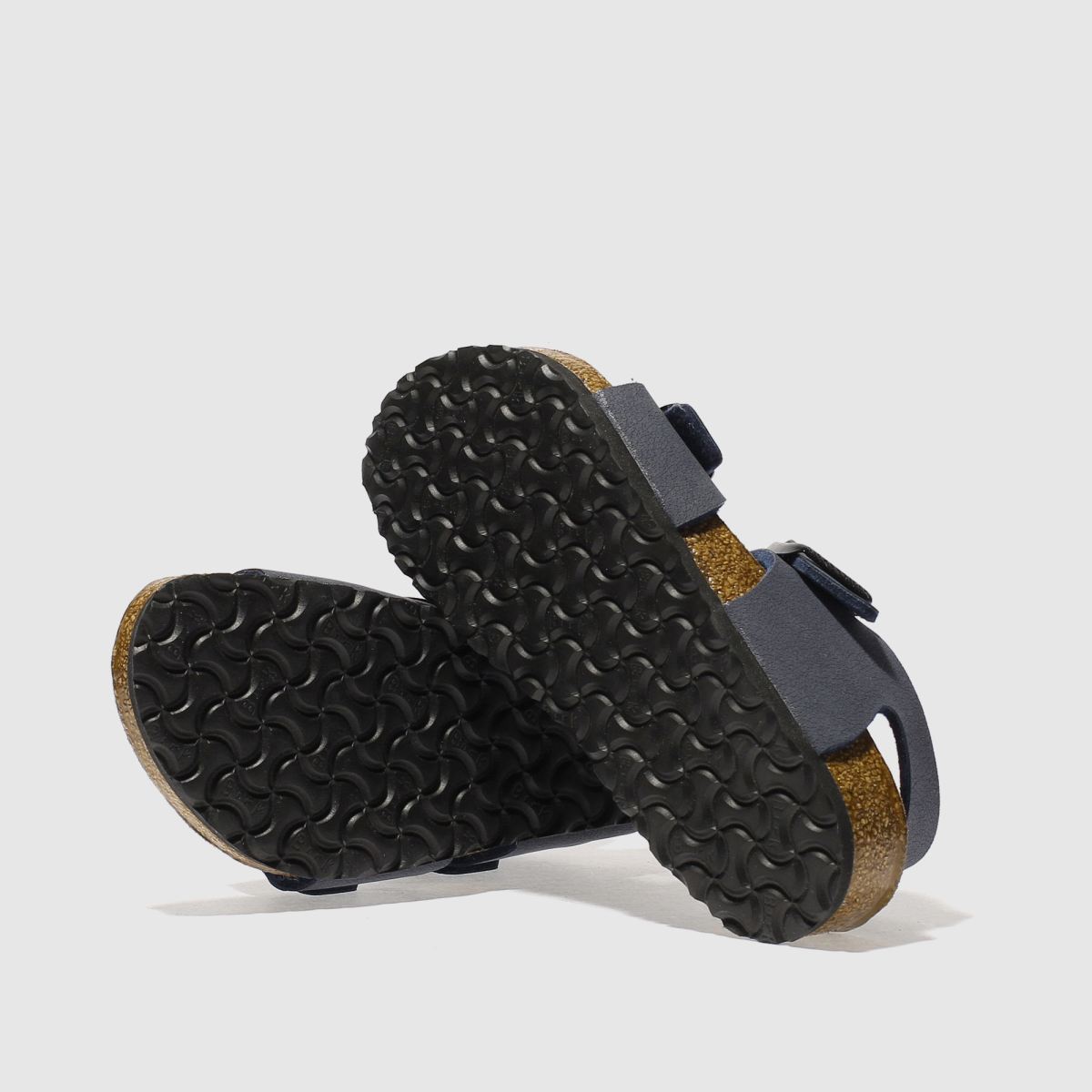 BIRKENSTOCK marinblå new york pojkar juniorsandaler