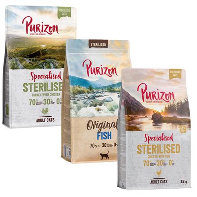 Gemischtes Sparpaket Purizon 3 x 2,5 kg