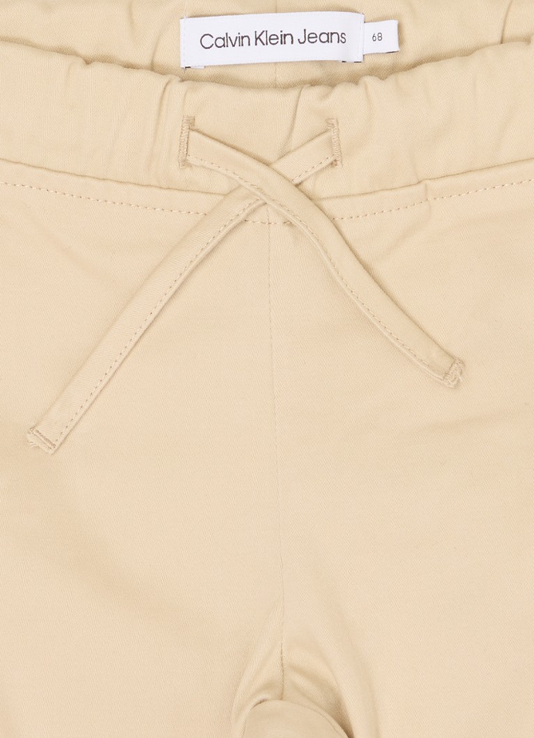 Pantaloni cargo Calvin Klein Utility Slim Fit cu logo brodat