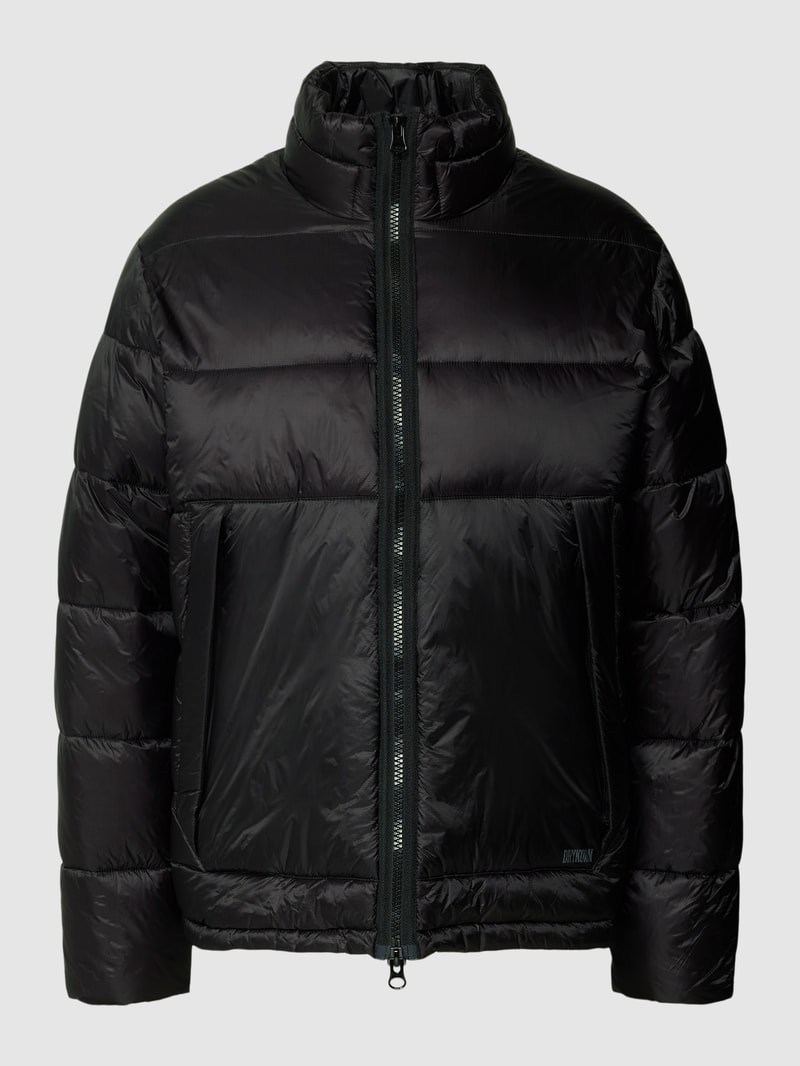 Steppjacke mit Stehkragen Modell 'Vero' in schwarz