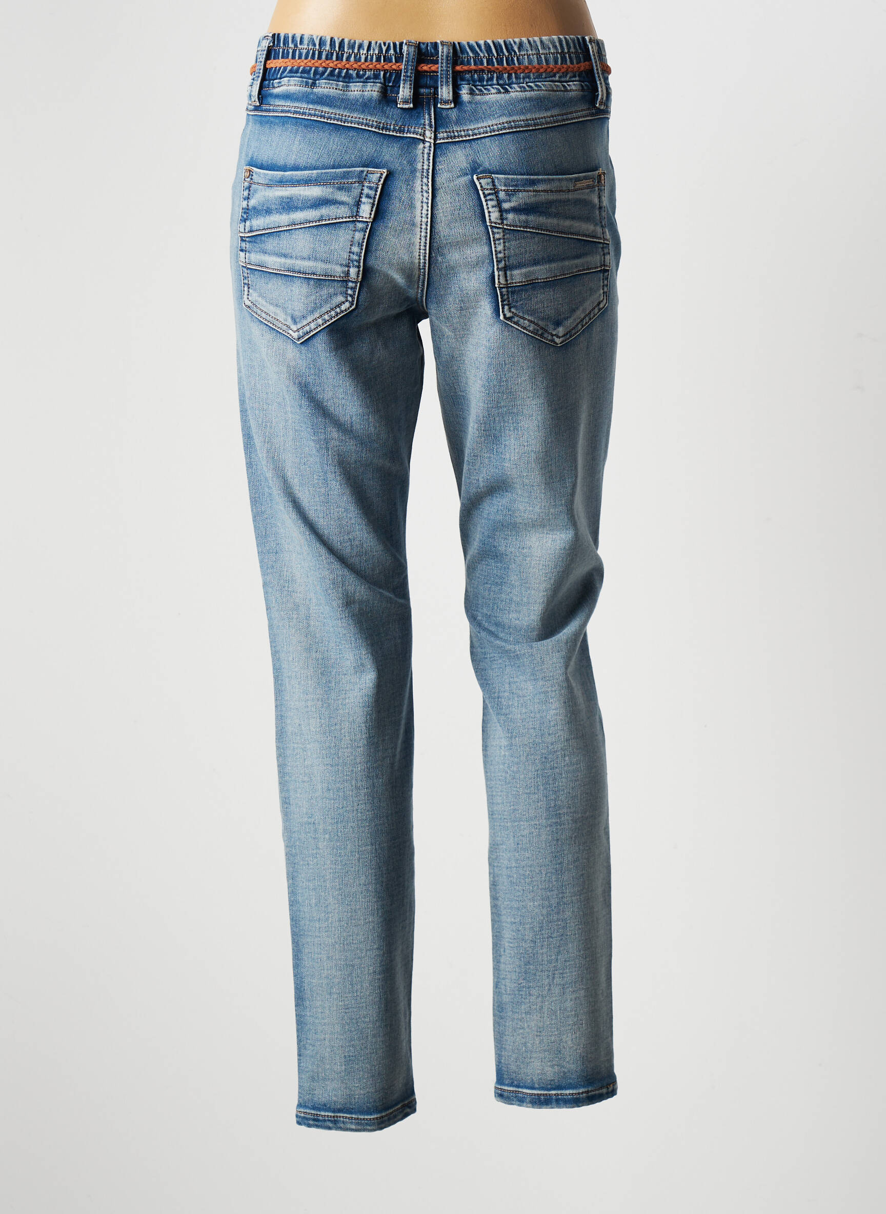Cream Jeans Coupe Slim Femme couleur bleu