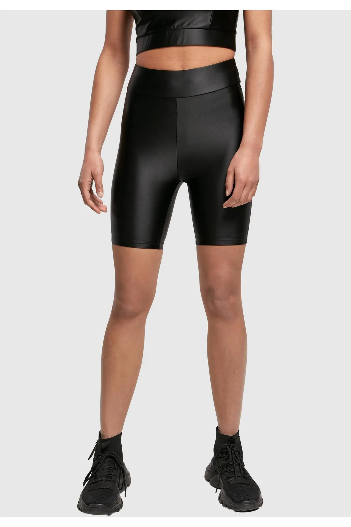 Urban Classics  Kurze Sporthose - Schwarz - Hoher Bund