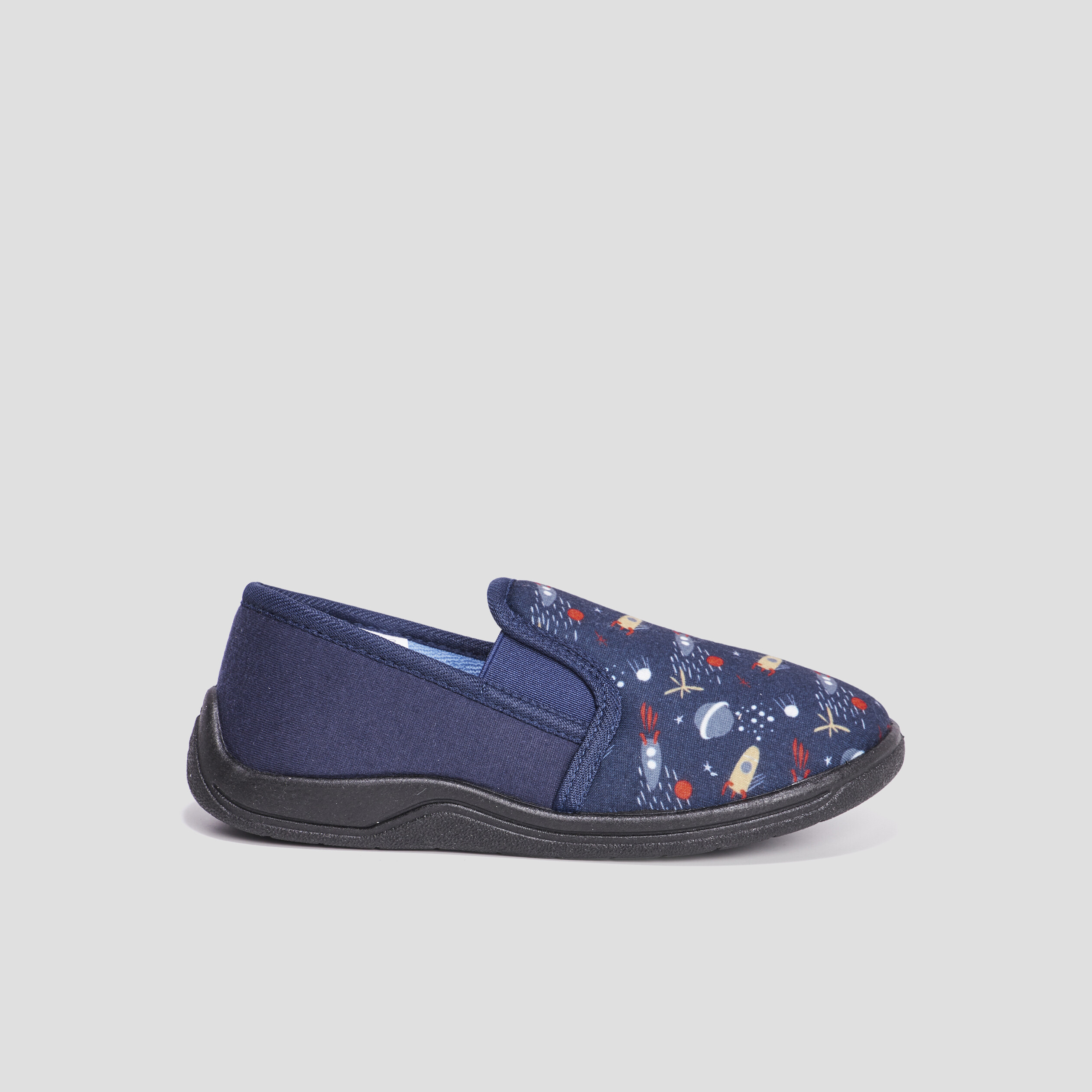 Chaussons emboîtant bleu marine garçon | La Halle