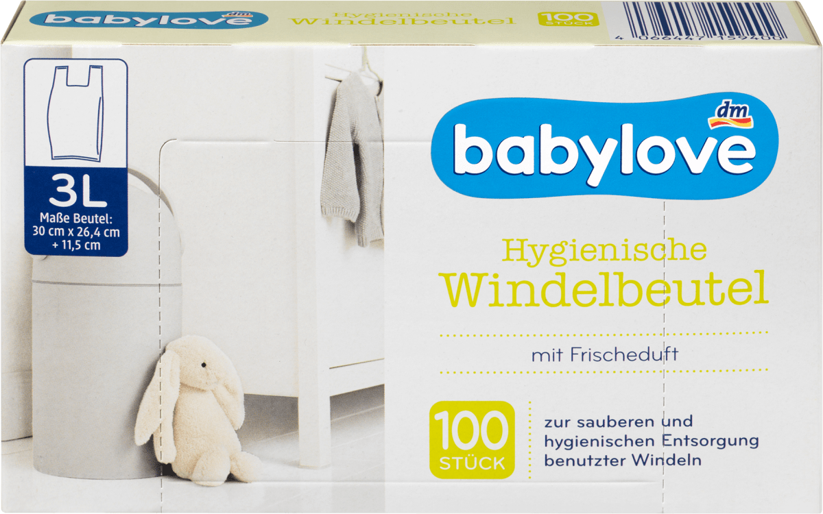 Windelbeutel mit Frischeduft, 100 St