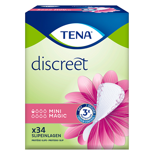 TENA DISCREET Inkontinenz Slipeinl.mini magic  34 St