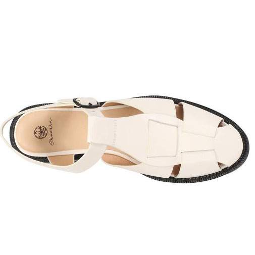 ekonika Sandalen mit stilvoller Kontrastsohle
