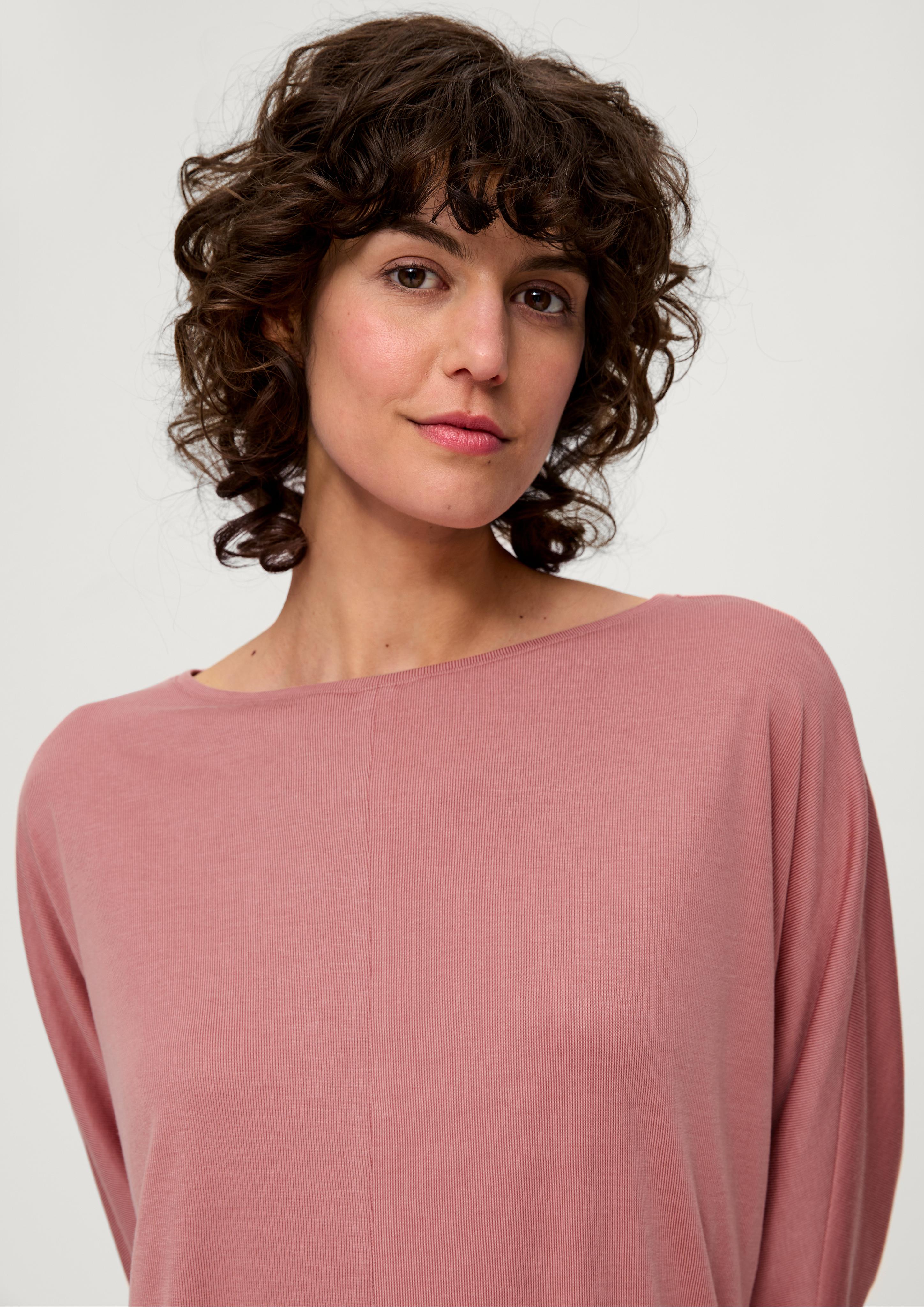 Geripptes Longsleeve aus Modalmix  2133474-2074