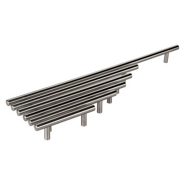SO-TECH® Möbelgriff Stangengriff G8 echt Edelstahl Ø 14 mm BA 96 - 1184 mm, Griff Schrankgriff Schubladengriff - incl. Schrauben