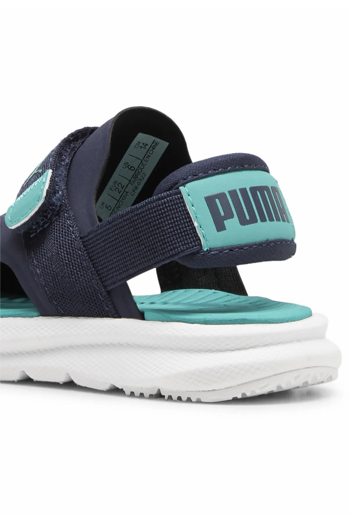 Puma  Sandalette - Blau - Flacher Absatz