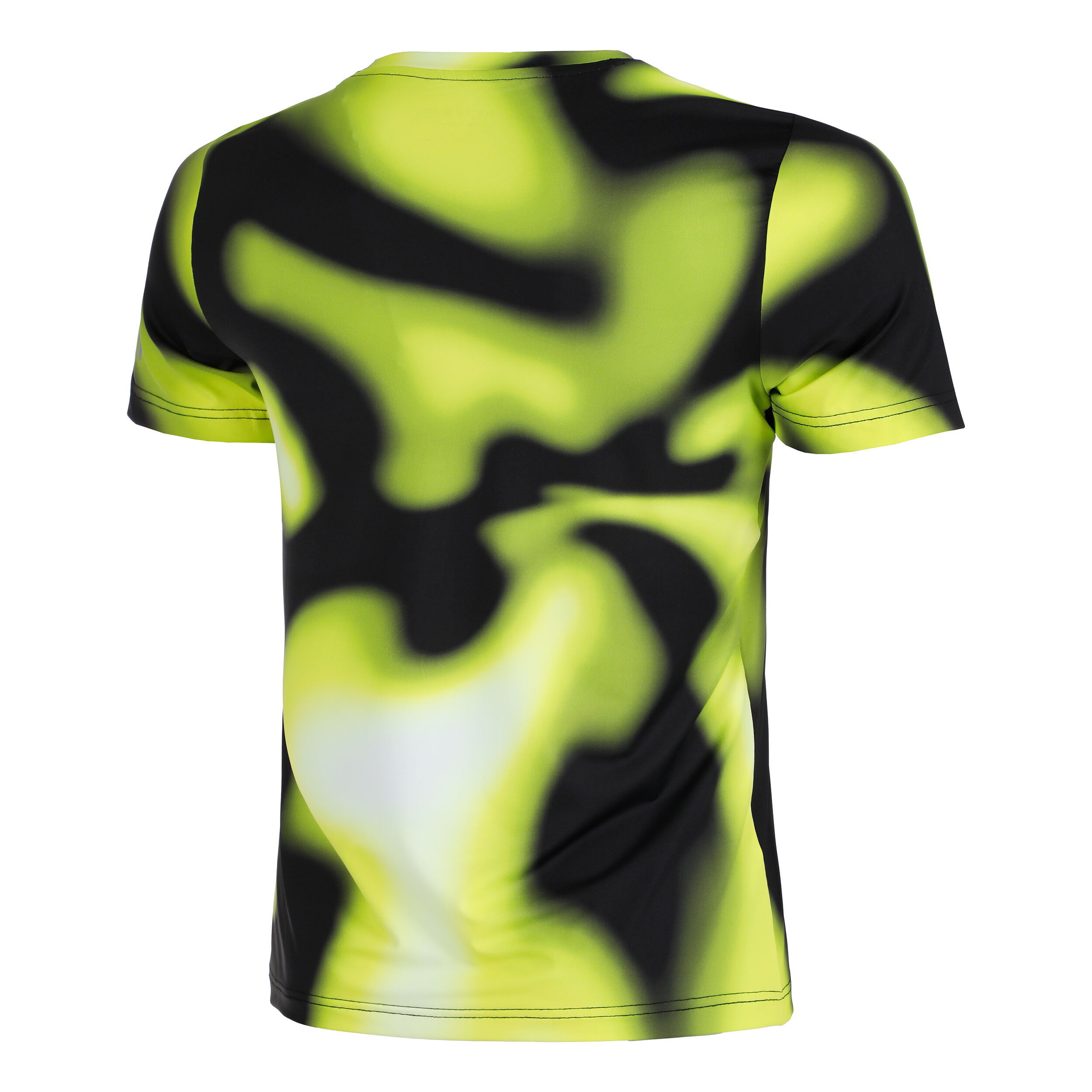 Psychedelic Tech T-Shirt Herren - Grün, Schwarz