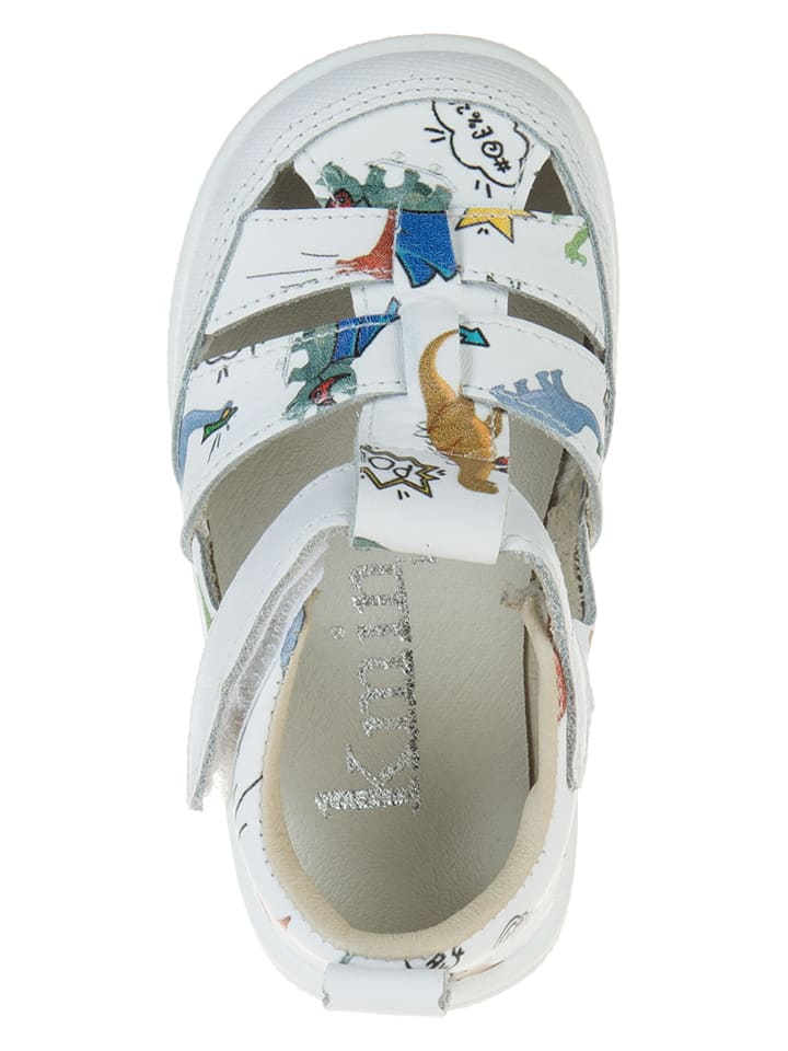kmins Leder-Halbsandalen in Weiß günstig kaufen