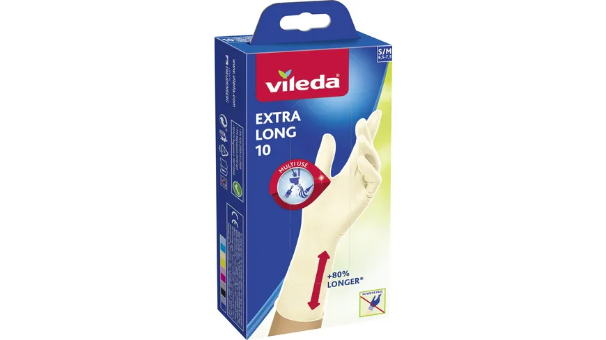 Vileda Einmalhandschuhe Extra Long S/M
