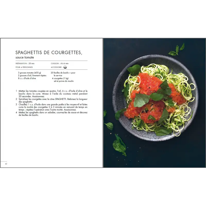 LIVRE SPAGHETTIS DE LEGUMES