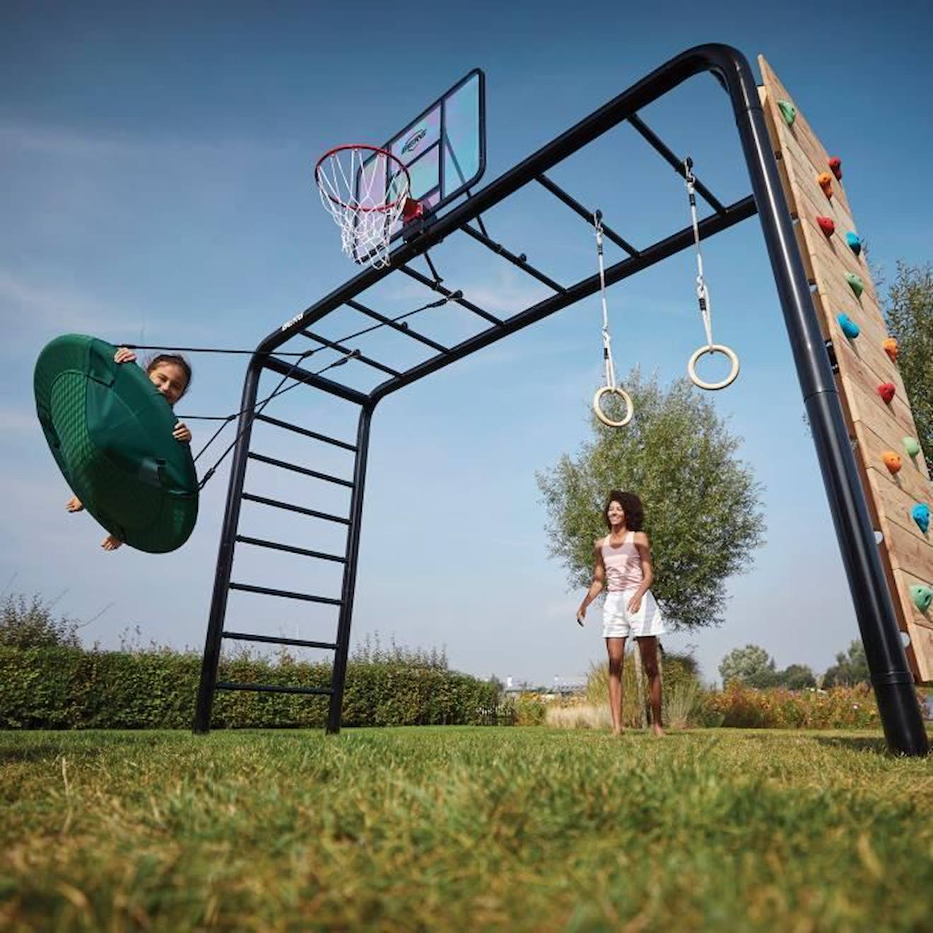 BERG Playbase Medium TL (2 Sièges en bois) noir