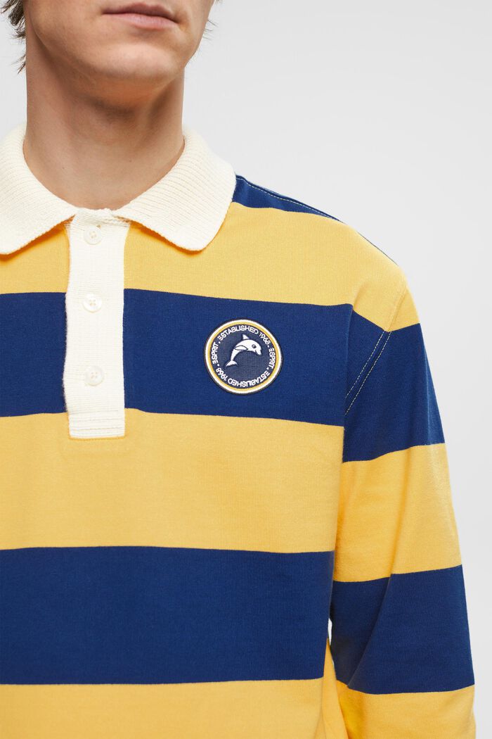 Gestreiftes Rugby-Polo