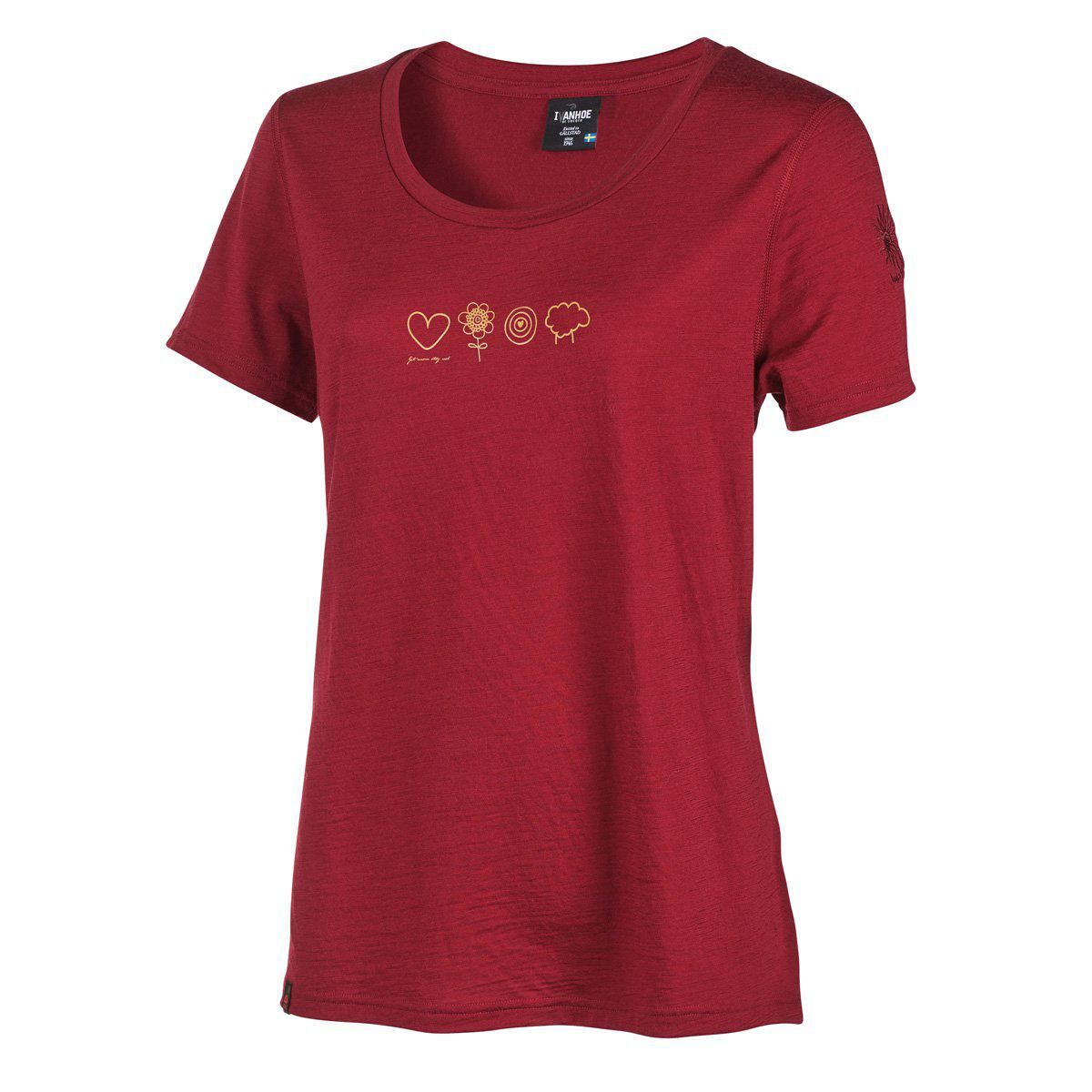 Ivanhoe Meja Symbolroter Damen-T - Shirt