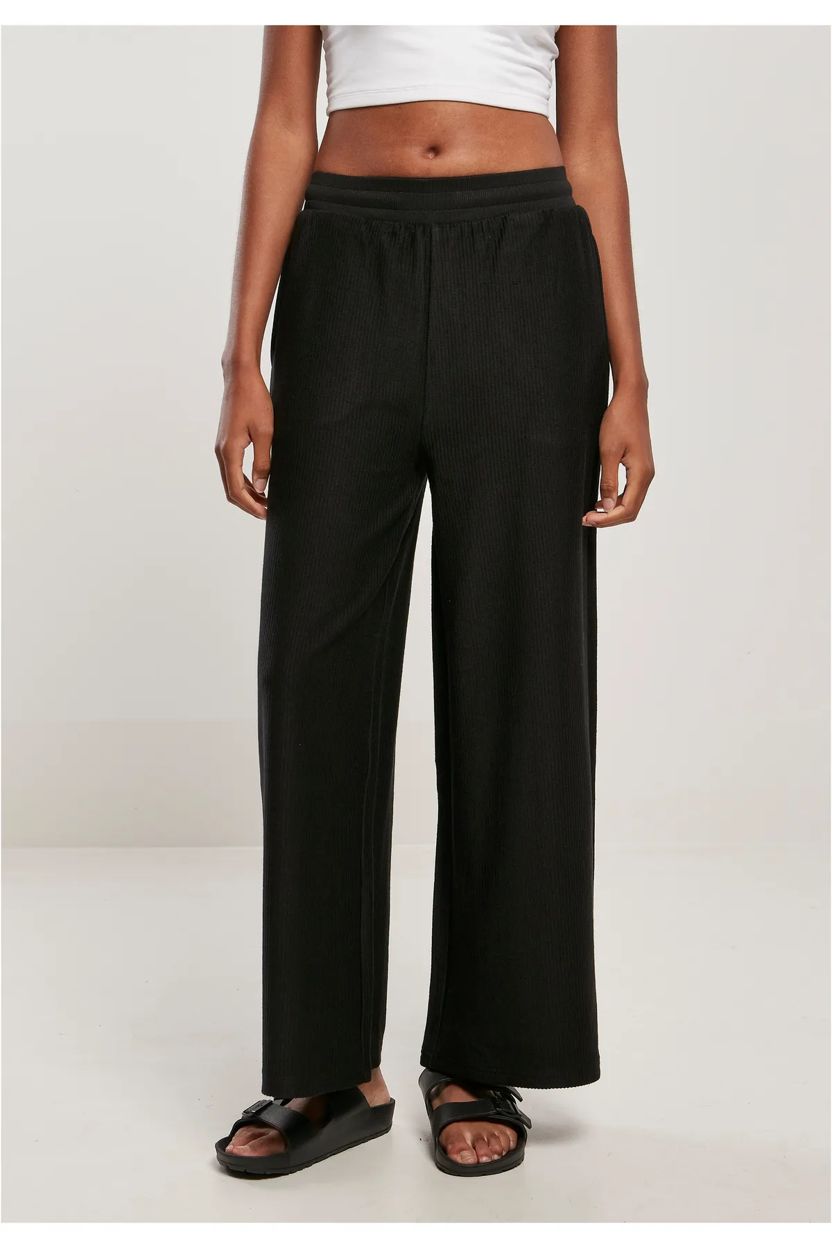 Urban Classics  Damen Ladies Straight Leg Pants