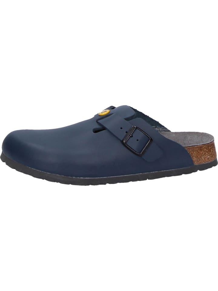 Birkenstock Pantoletten Boston ESD in blau günstig kaufen