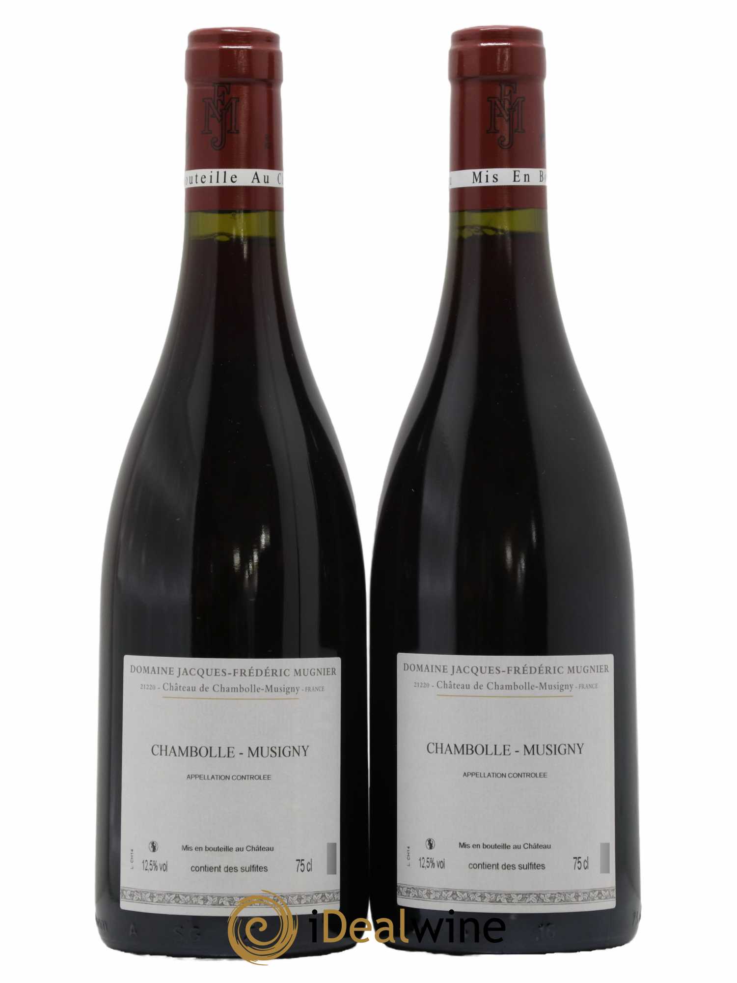 Chambolle-Musigny Jacques-Frédéric Mugnier  2014 - Lot de 2 Bouteilles