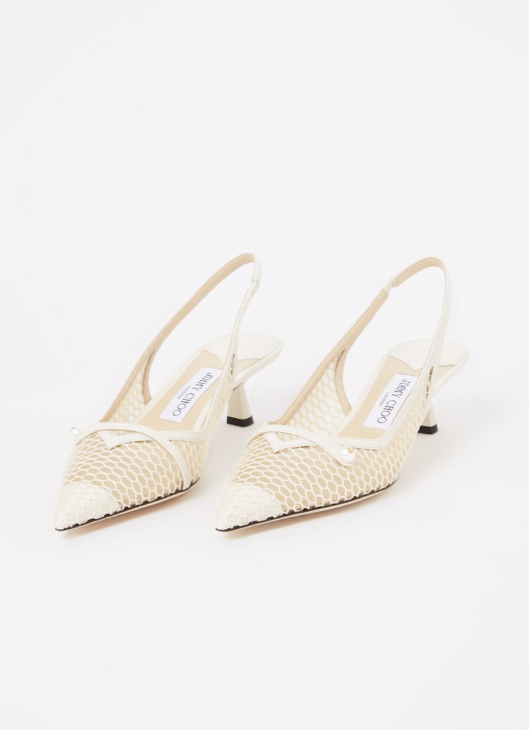 Jimmy Choo Amita 45 slingback with suede details