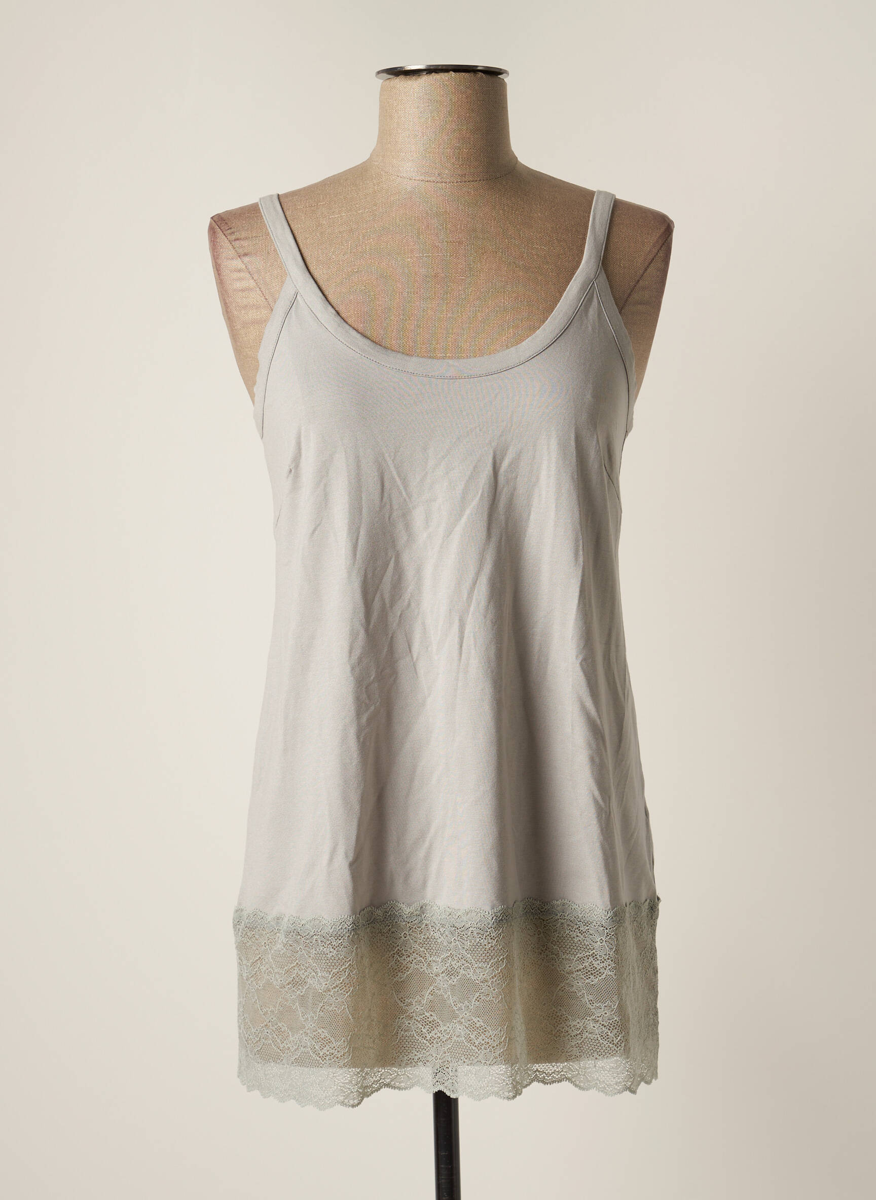 Lauren Vidal Tuniquemanchelongue Femme couleur gris