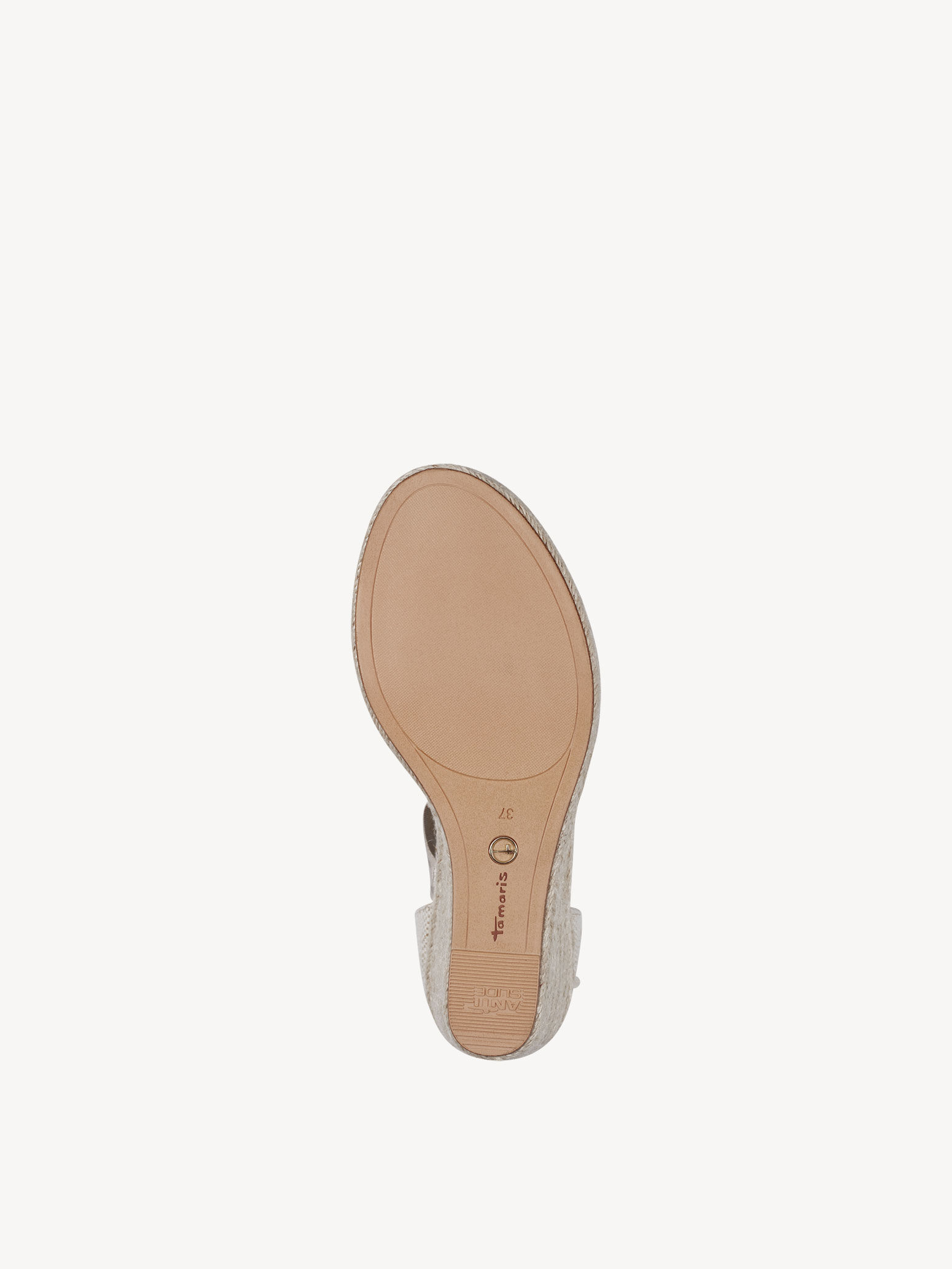 Sandale à talon - beige