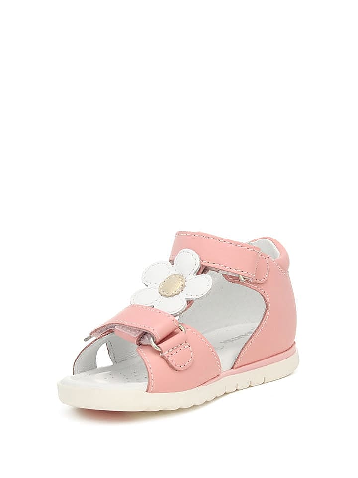 Bartek Leder-Sandalen in Rosa/ Weiß günstig kaufen 24