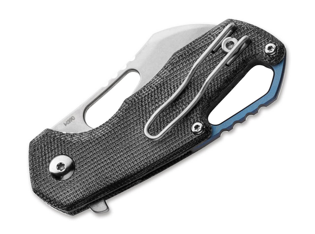 Isonzo M390 Hawkbill Micarta Black