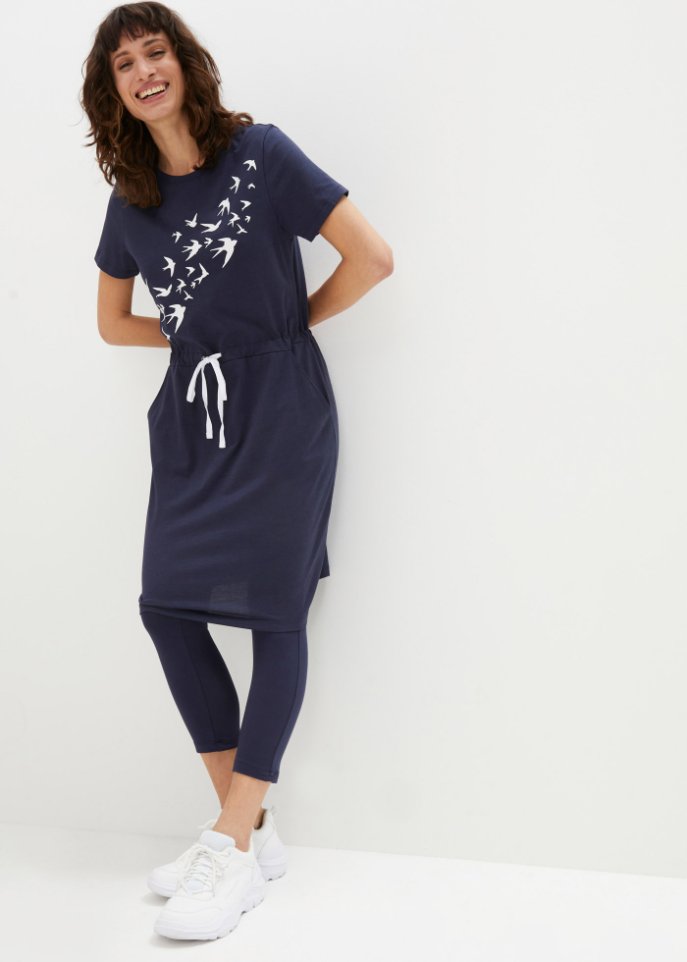 Shirtkleid und Leggings (2-tlg.Set)